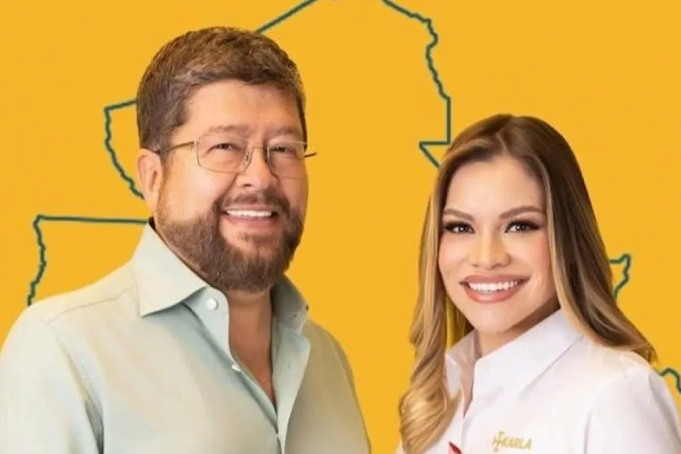 Robledo junto a Doria Medina en una foto de campaña. FOTO: Alianza Unidad