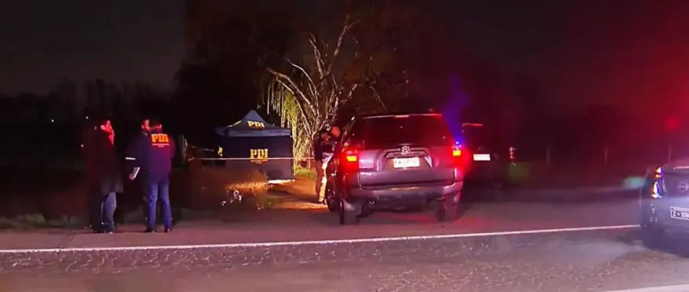 Los investigadores en la zona. FOTO: Captura de video