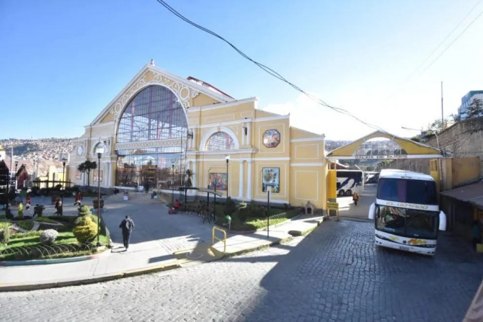 La Terminal de Buse de La Paz en una imagen de archivo. Foto: AMUN