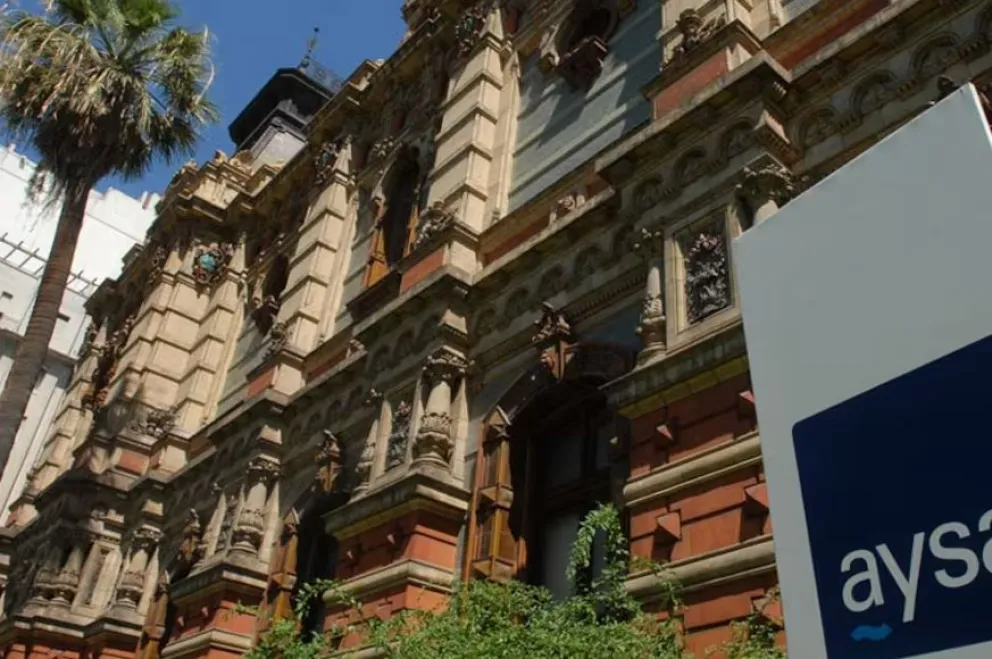 Oficinas de Aguas y Saneamientos Argentinos S.A (AySA) en una imagen de archivo. Foto: La Nación