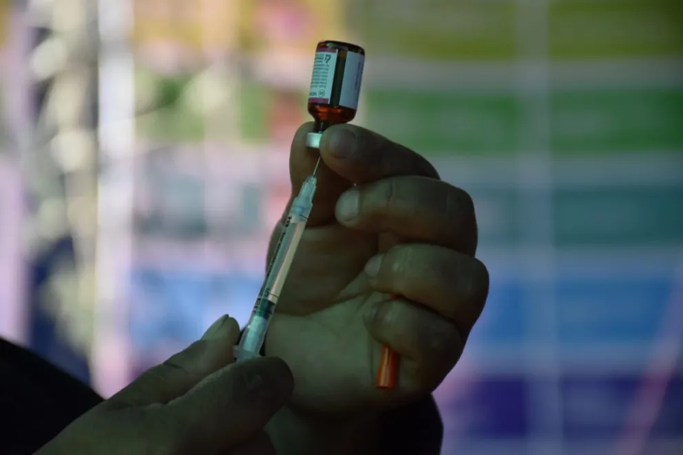 Vacuna contra el sarampión. Foto: Ministerio de Salud