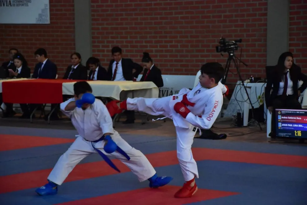 Una incidencia de un combate anterior en un campeonato nacional. Foto: Feboka