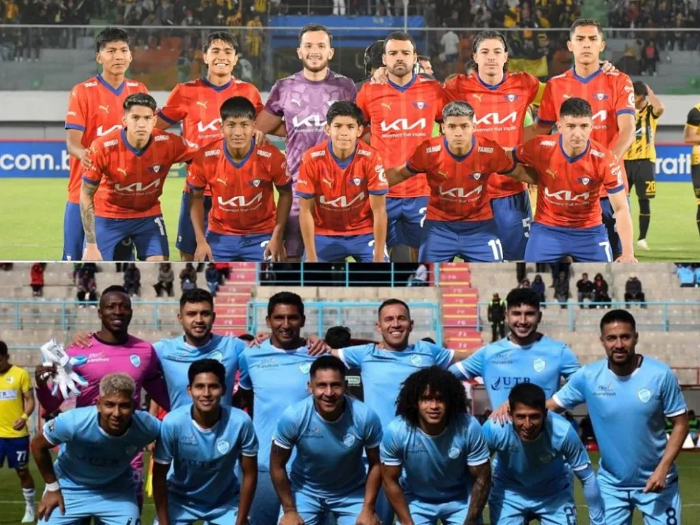 Wilstermann y Aurora, clubes que luchan por la permanencia en la División Profesional. Fotos: APG