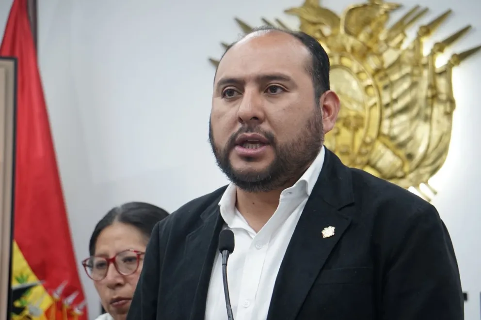 El ministro de Gobierno, Roberto Ríos, en una imagen de archivo. Foto: APG