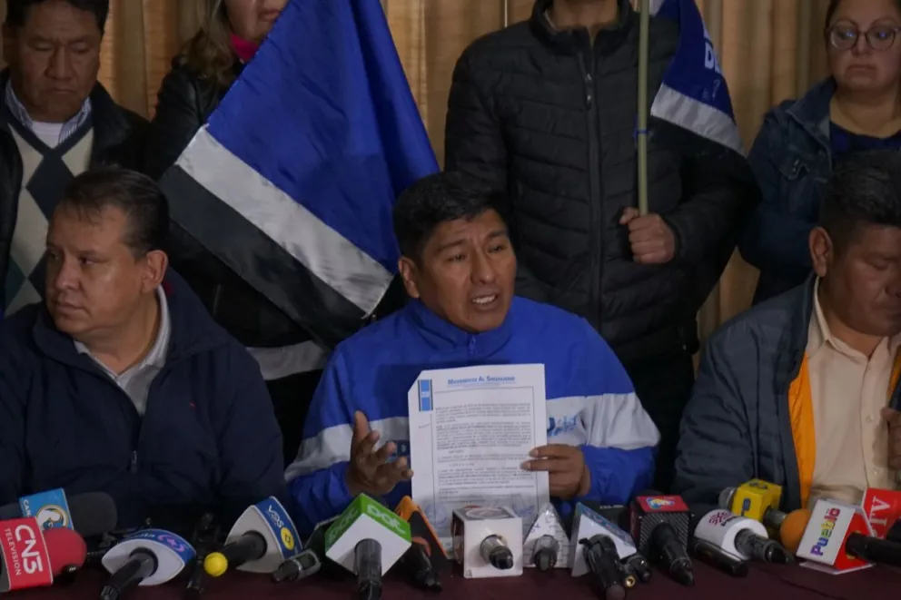  El presidente del MAS, Grover García, en una imagen de archivo. Foto: APG