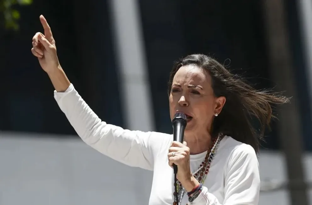 La líder opositora venezolana, María Corina Machado, en una imagen de archivo. Foto: EFE