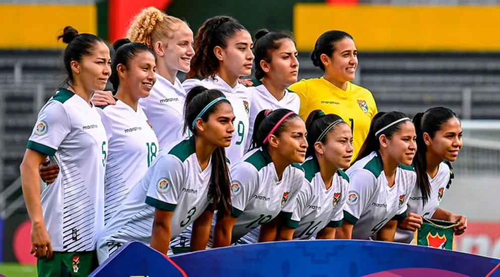 El equipo que participó en el torneo de Ecuador. Foto. FBF