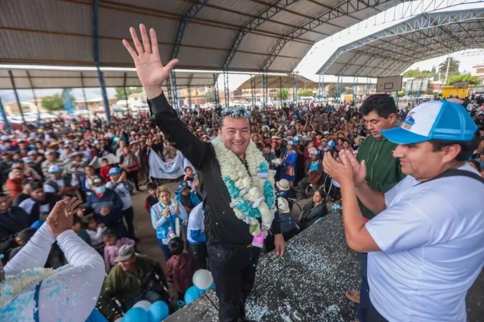 Fernández, durante un acto realizado a principios de mes en el trópico de Cochabamba. Foto: Archivo