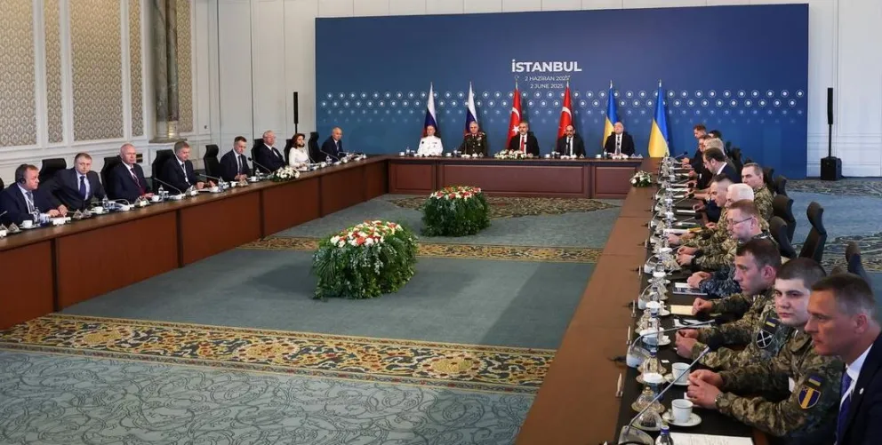 La segunda ronda de negociaciones entre Ucrania y Rusia en Estambul el pasado 2 de junio. Foto: DW