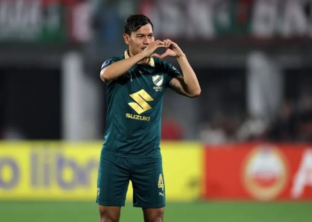 José Sagredo celebra el segundo gol del encuentro ante Palestino. Foto: CB