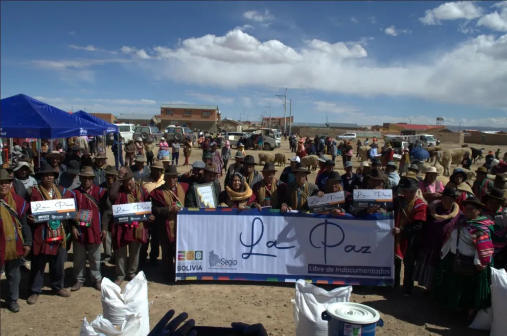 El municipio de Sica Sica fue declarado como libre de indocumentados. Foto: ABI