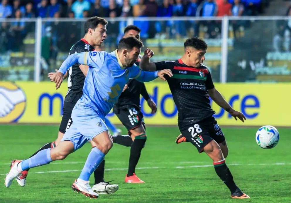 Una incidencia del lance entre Bolívar y Palestino, el pasado 16 de julio. Foto: CB