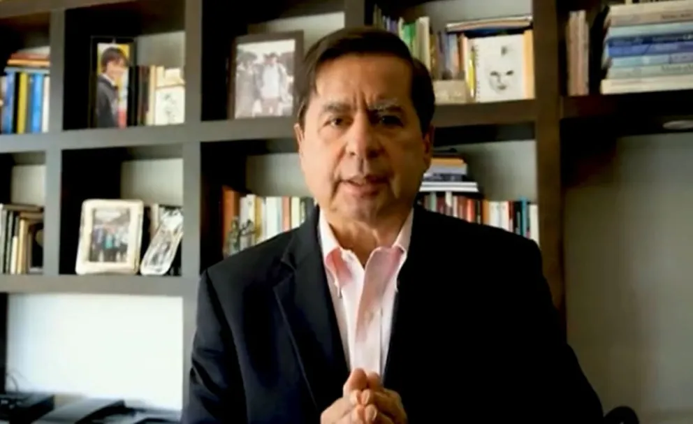 El exministro colombiano Juan Fernando Cristo. Foto: Captura de video