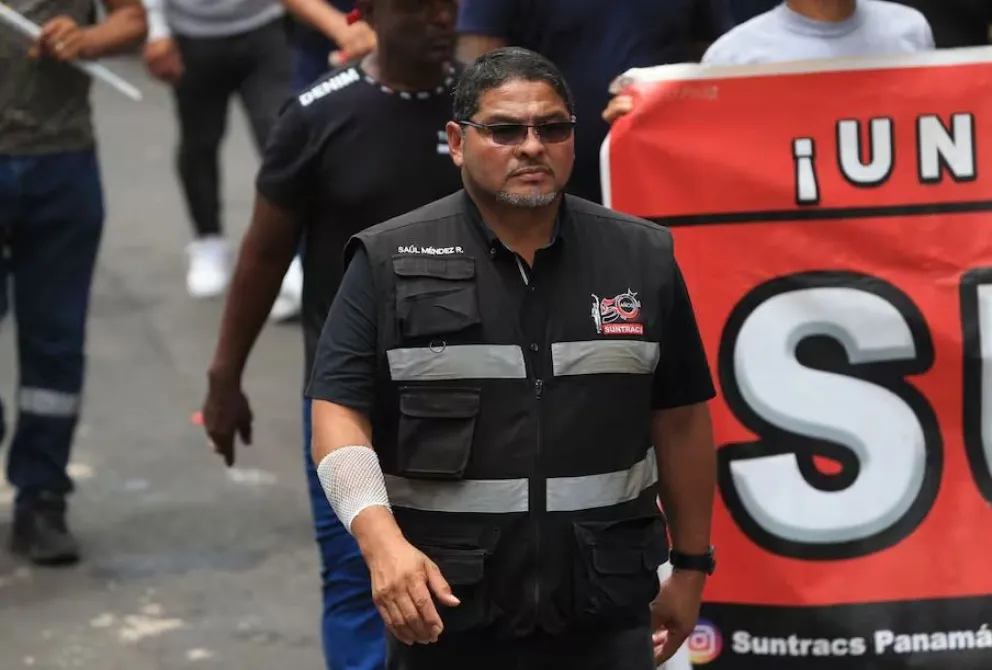 El dirigente Saúl Méndez en una imagen de archivo. Foto: La Prensa de Panamá