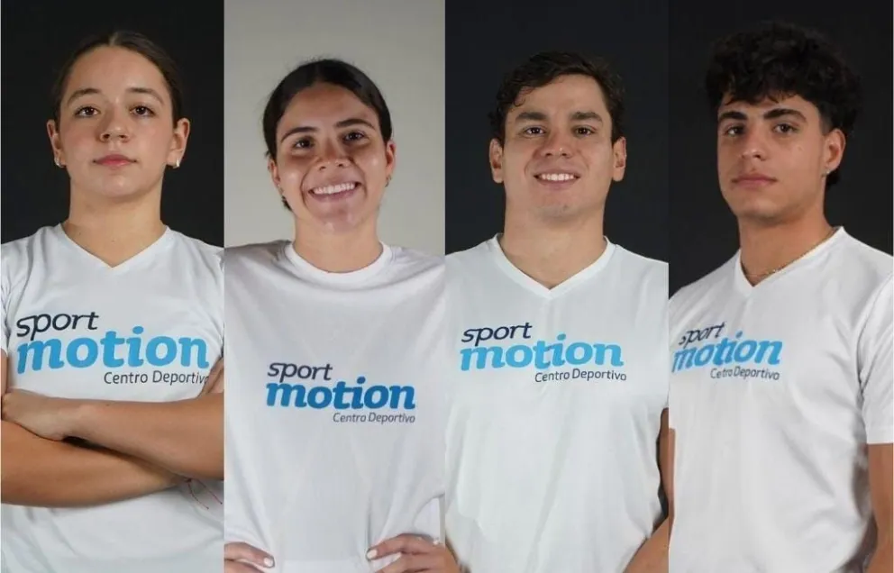Los nadadores del equipo boliviano que competirá en Singapur. Crédito: Sportmotion