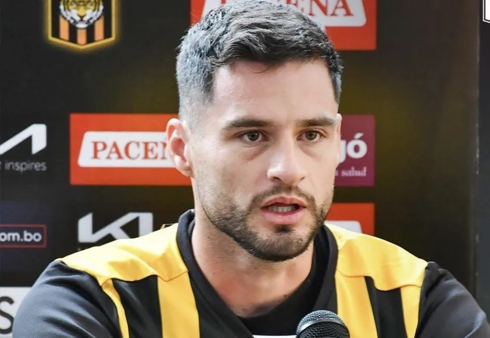 Braian Salvareschi, zaguero central del Tigre. Foto: The Strongest. 