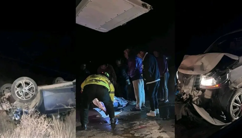 Imágenes del accidente. Foto: RRSS