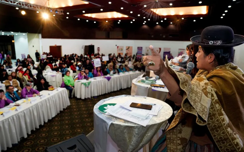 El foro contó con la presencia de varios colectivos. Foto: Movimiento Juntas Hacemos Historia