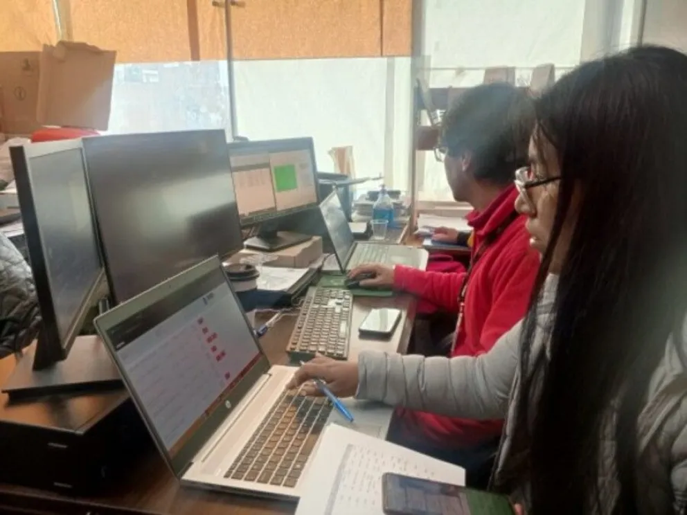 Este es el segundo simulacro del Sirepre. Foto: ABI 