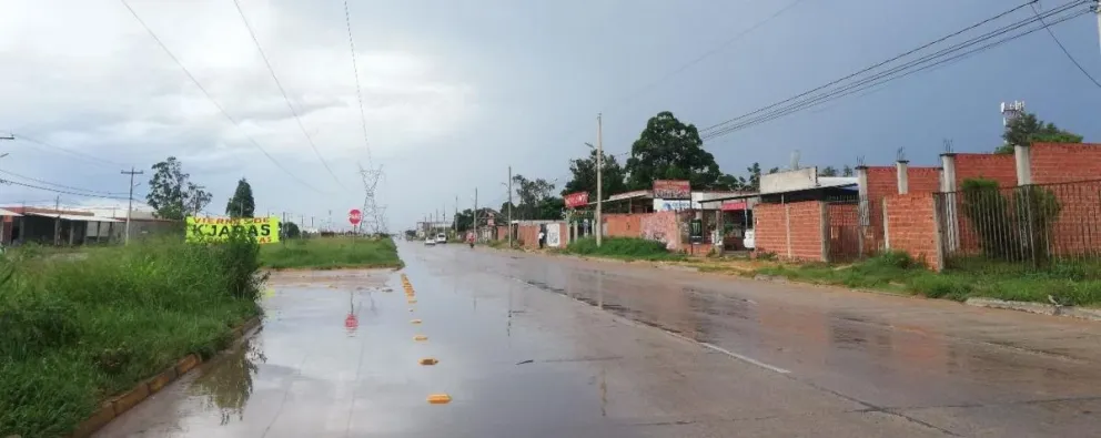 El barrio donde ocurrió el tiroteo este lunes. Foto: DTV