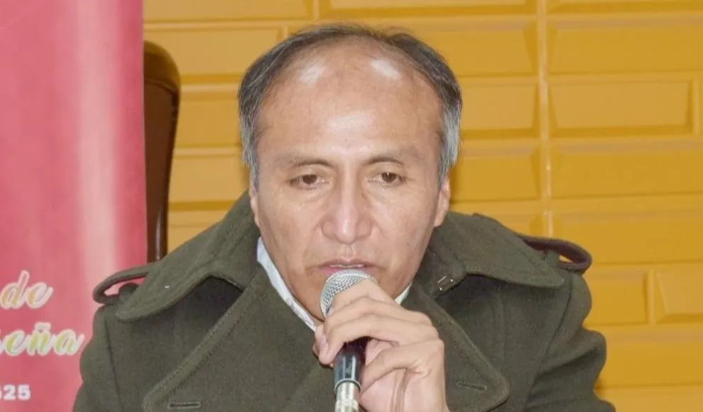 El director de Sedes de Oruro, Juan Rasguido. Foto: Sedes