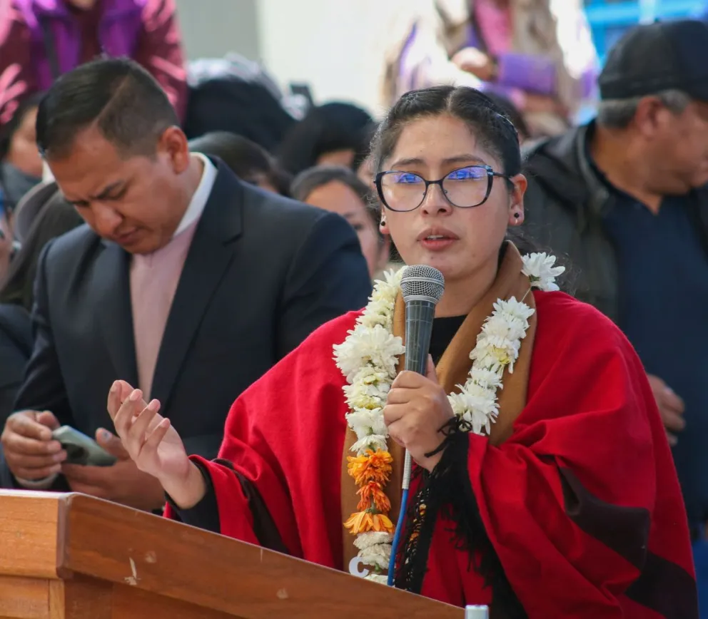Eva Copa en una imagen de archivo. Foto: RRSS de la alcaldesa 