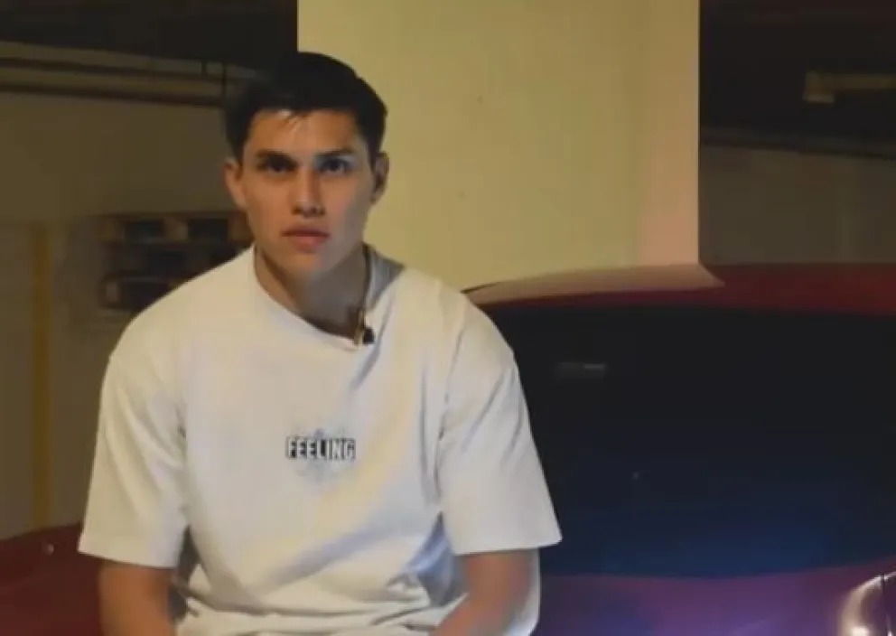 Juan Carlos Villafuerte en una captura de video de sus redes.