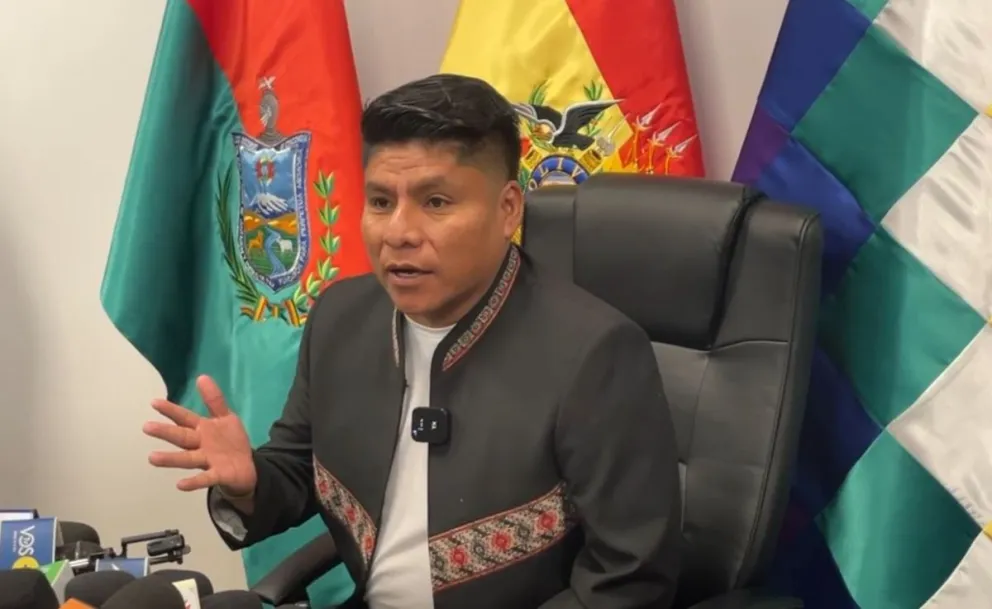 El senador Leonardo Loza durante sus declaraciones de este miércoles. Foto: Captura de video