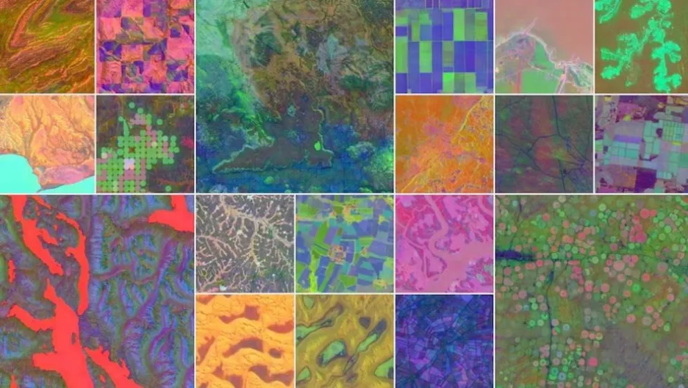 El nuevo modelo AlphaEarth Foundations de Google. Foto: https://deepmind.google