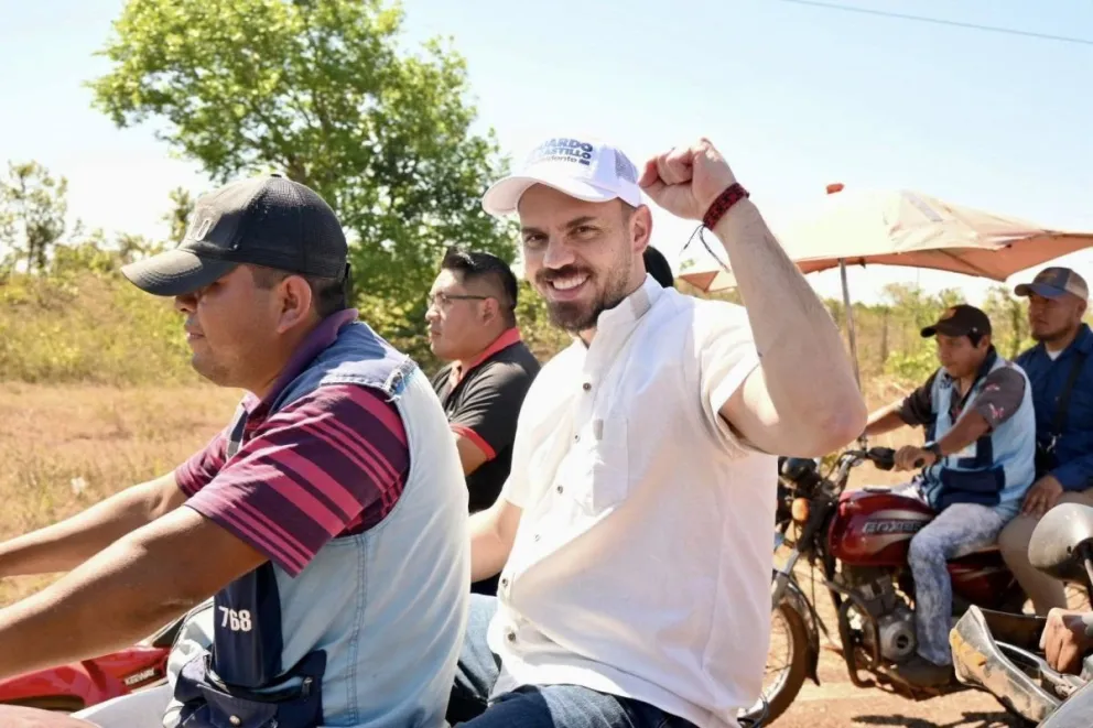Eduardo Del Castillo en una actividad de campaña. Foto: RRSS del político 