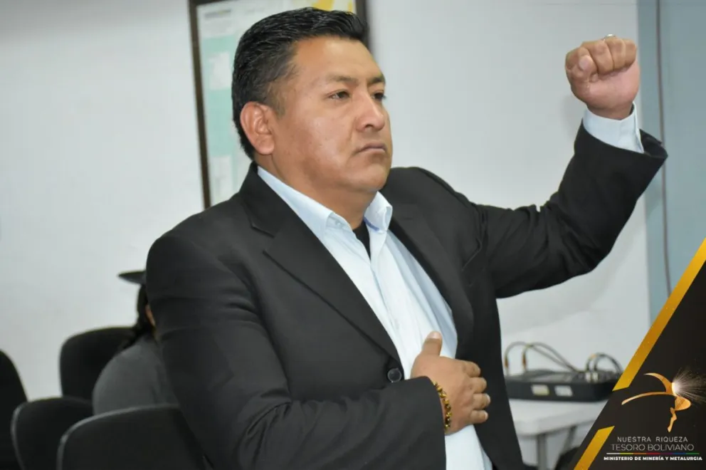 Santos Ramos Socpaza al asumir el cargo. FOTO: ABI