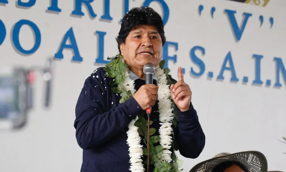 El expresidente Evo Morales. Foto archivo