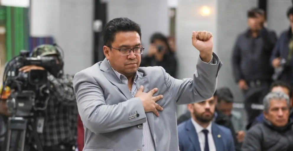 Exministro de Justicia, César Siles. Foto: Viceministerio de Comunicación