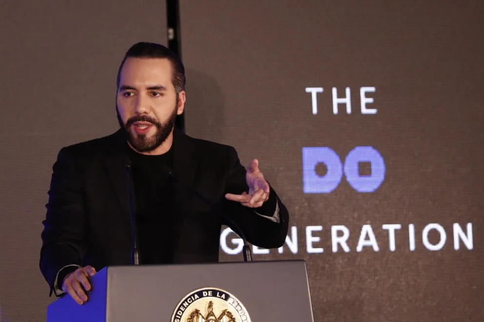 El presidente de El Salvador, Nayib Bukele, en una imagen de archivo. Foto: EFE