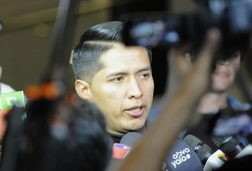 Andrónico Rodríguez declara el pasado viernes, durante el debate. Foto: APG