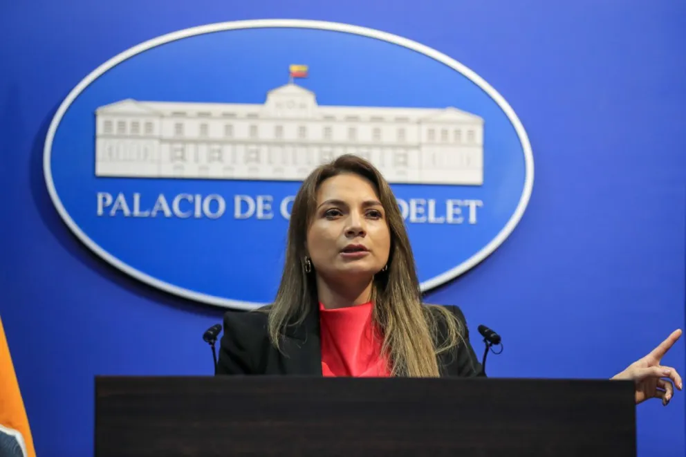 La portavoz del Gobierno de Ecuador, Carolina Jaramillo. Foto: EFE