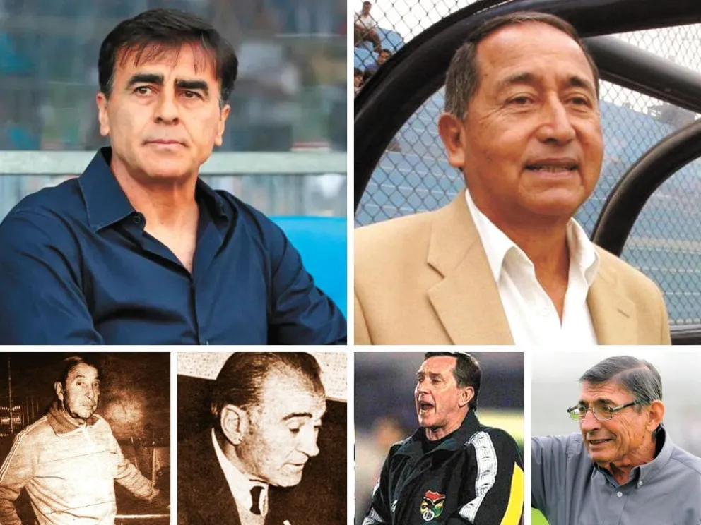 Quinteros, Barack, Pino, Borelli, Habegger y Roque. Foto: AD