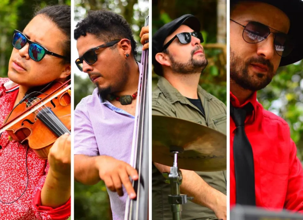 El cuarteto integrante de la banda. Foto: Gustavo Orihuela Quartet