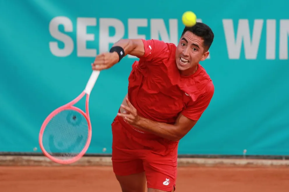 Murkel Dellien durante un partido en el certamen. Foto: Eurosporting. 