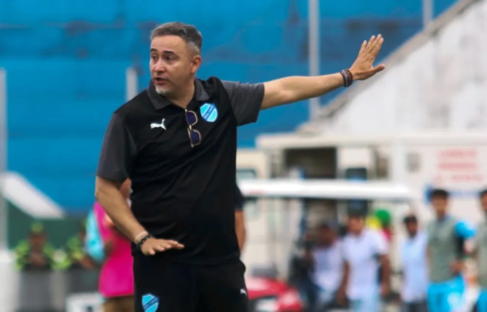 Flavio Robatto, entrenador del club Bolívar. Foto. APG