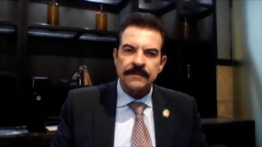 Manfred Reyes Villa en entrevista con CNN. FOTO: Captura de pantalla de CNN