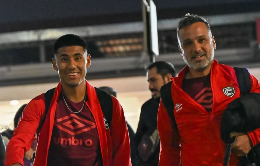 Jugadores del club peruano previo a su más reciente viaje. Foto: Club Cienciano.