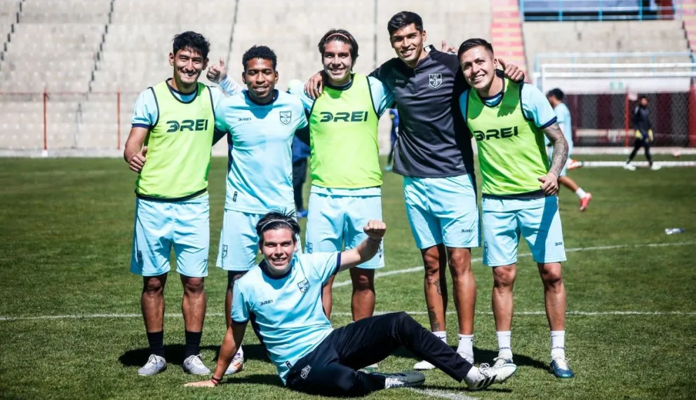 Jugadores de ABB después de su último entrenamiento. Foto: club ABB