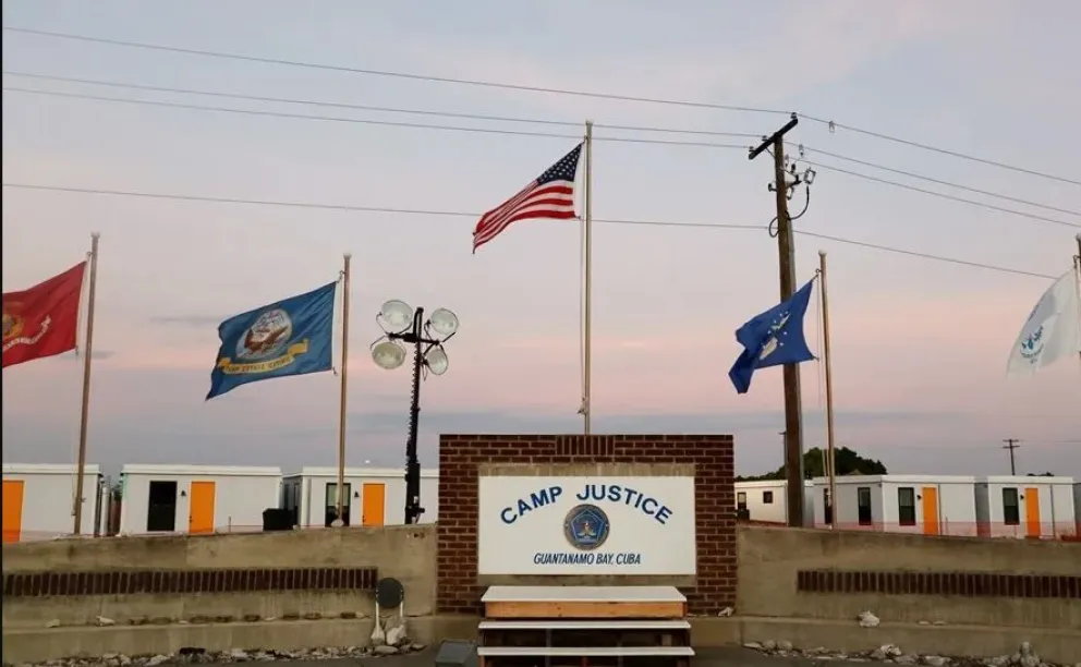 Una zona del centro de detención en la Base militar estadounidense en Guantánamo (Cuba). Foto: EFE