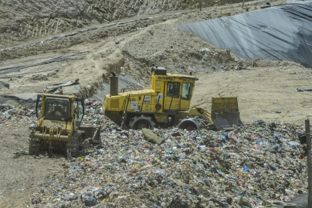 Relleno sanitario de  Sak’a Churu. FOTO: AMUN