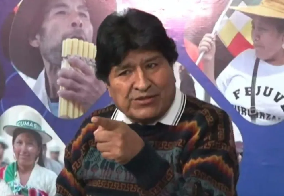 El exmandatario se encuentra en el trópico de Cochabamba. Foto: Archivo