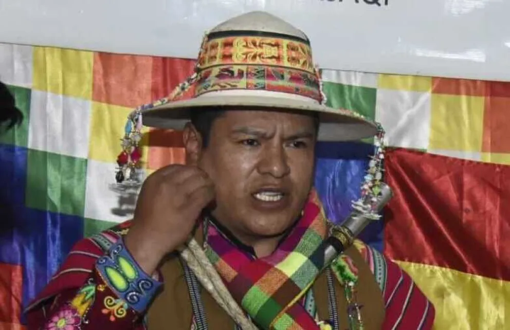 El dirigente afín a Evo Morales, Ramiro Cucho, en una imagen de archivo. Foto: ABI