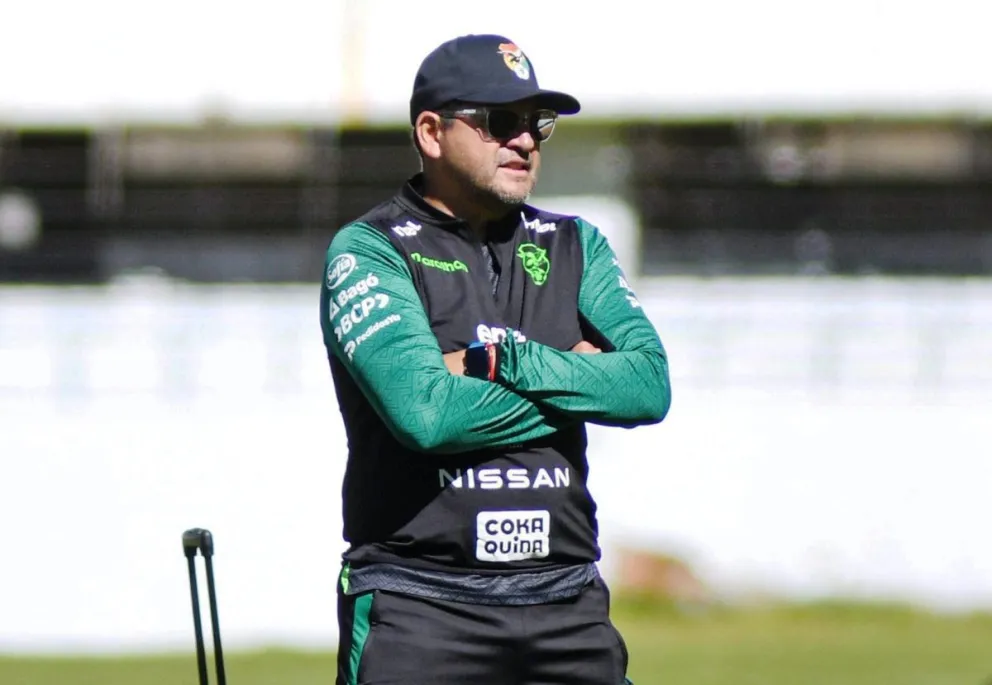 Oscar Villegas, entrenador del seleccionado nacional. Foto: FBF