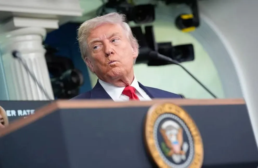 El presidente de Estados Unidos, Donald Trump, en la Casa Blanca. Foto: EFE