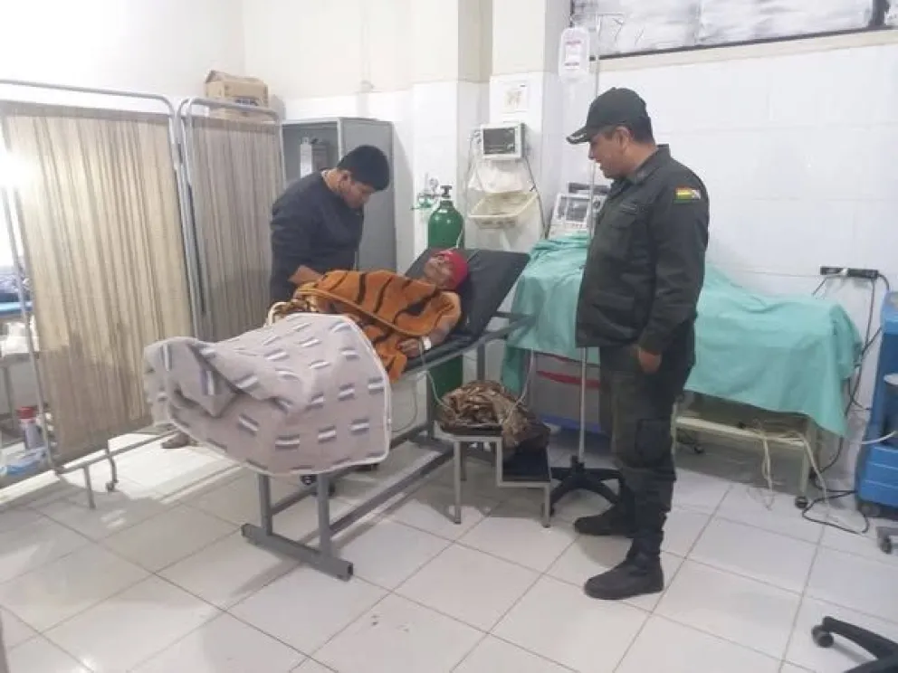 Milton Viveros recibió atención médica antes de retornar a su vivienda. Foto: Red Valles